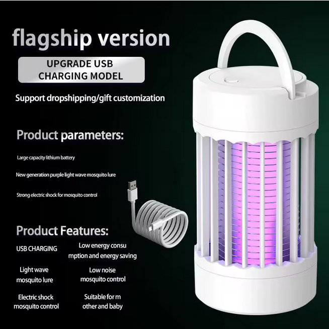 Lampe anti-moustiques électrique efficace pour chambre à coucher Patio balcon jardin intérieur extérieur utilisation