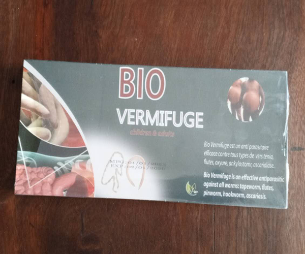 Bio vermifuge  est un médicament naturel contre les vers intestinaux. Bio vermifuge is effective against all types of worms such as tapeworm, pinworm, hookworm etc.