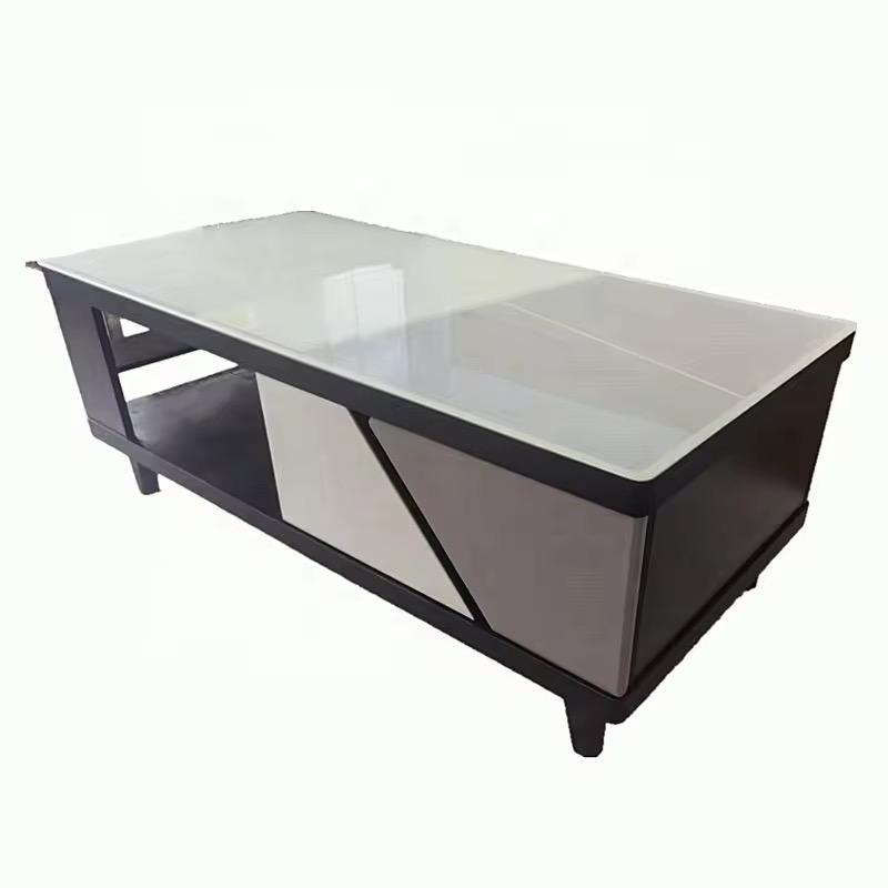 Table basse design bicolore