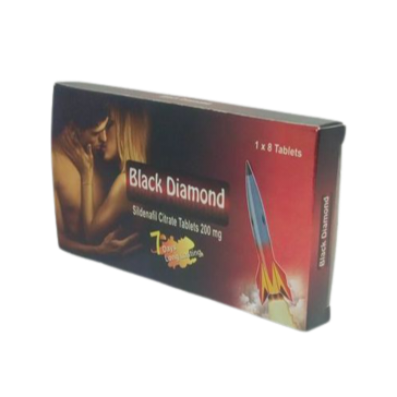 Black diamond Sildenafil Citrate  tablet 180mg 7 Days long lasting is used to treat impotence in men. This product is used to maintain an erection