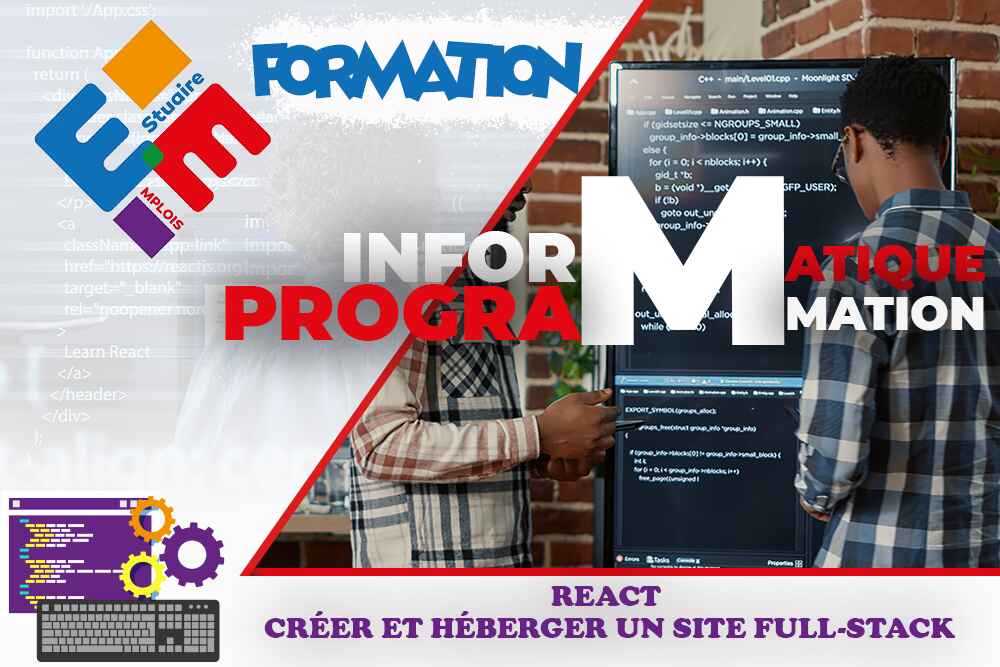 React créer et héberger un site full-stack