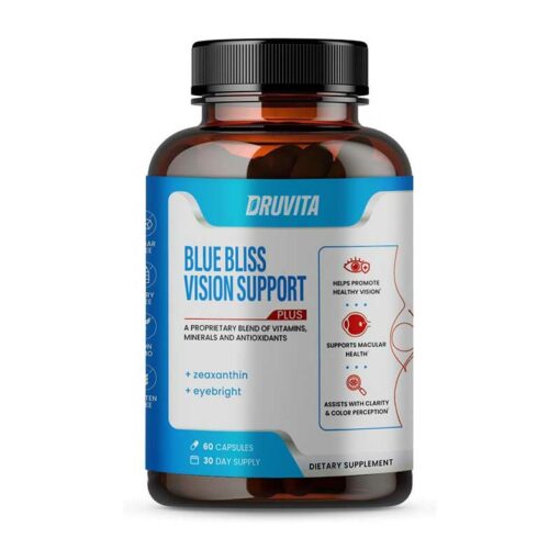VISION SUPPORT DIETARY SUPPLEMENT Support healthy vision and eyes. Support reading clarity. Reduces strain and dryness. Support healthy intraocular pressure and retina.