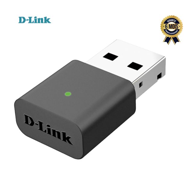 Adaptateur USB WiFi Nano N300 Mbps - Dlink DWA-131- Compatible avec Windows, Mac et Linux
