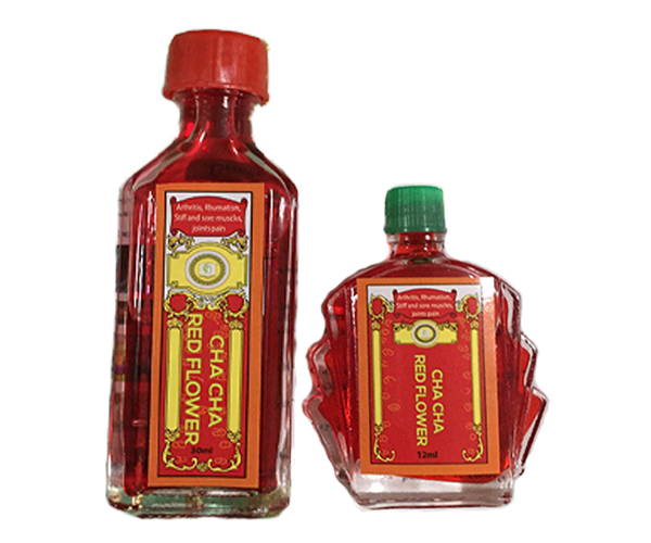 Cha Cha Red Flower Oil Hong Hua You est utilisé pour soulager la douleur dans un certain nombre de douleurs, y compris la douleur de la polyarthrite rhumatoïde