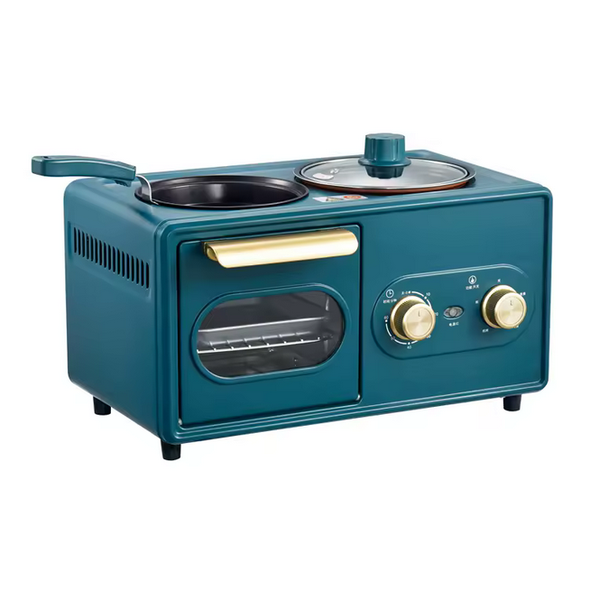 Machine à petit déjeuner 3 en 1 multifonction avec poêle à frire, marmite à sauce, Grill à Toast pour appareils ménagers