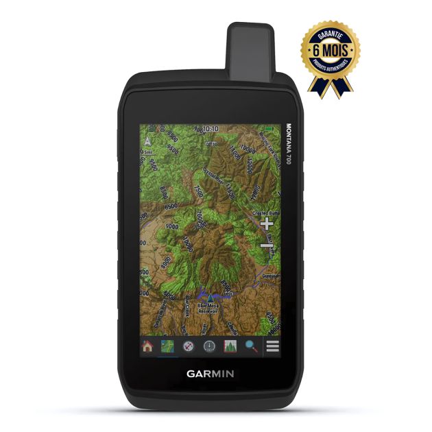 GPS Garmin Montana 700 - Portable robuste - Cartographie routable - Ecran tactile couleur 5