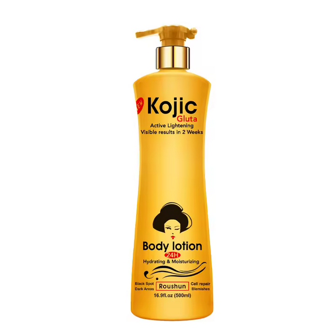 ROUSHUN Lotion corporelle éclaircissante pour la peau Hydratant quotidien et lotion corporelle éclatante